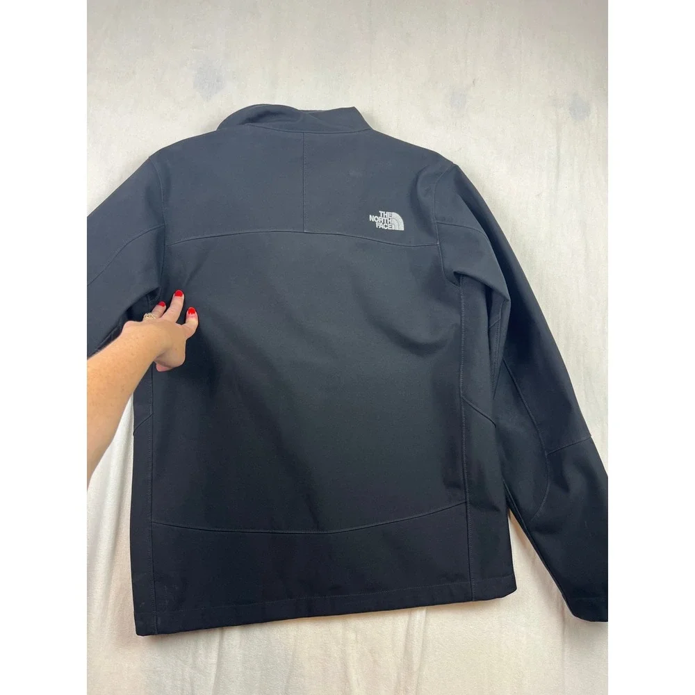 The North Face Mens Cedar Trail Grid Fleece Full Zip Jacket Small Softshell